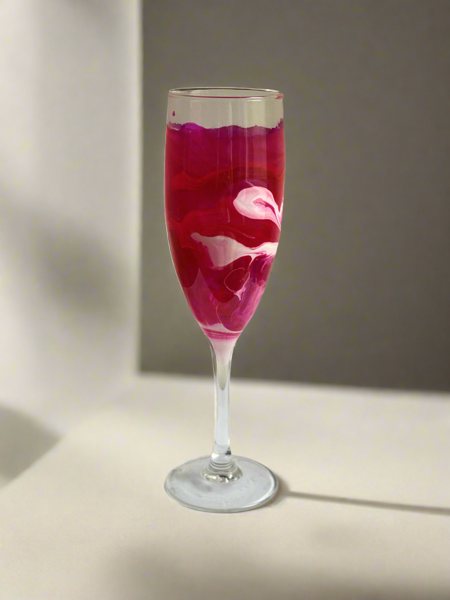 Decorated Small Champagne Flutes