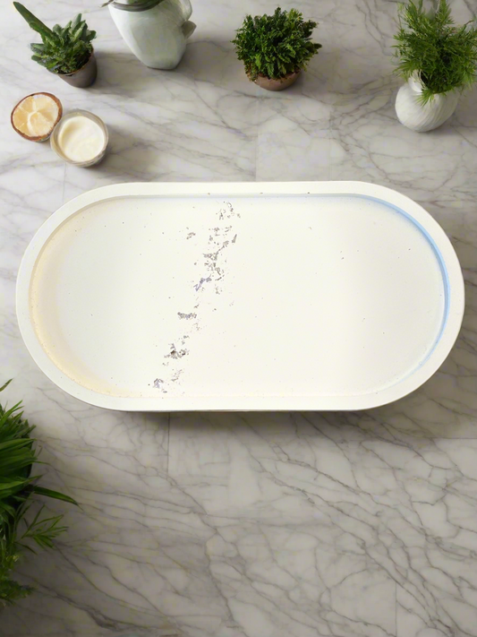 Tray made from eco resin compound 
