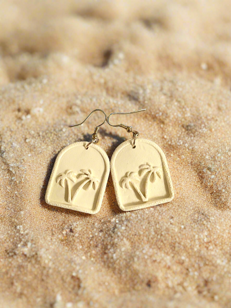 Palm Tree Frame Earrings