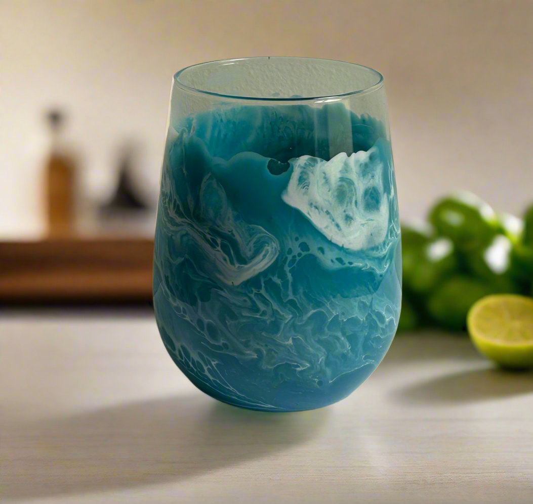 Decorated Glass Tumblers