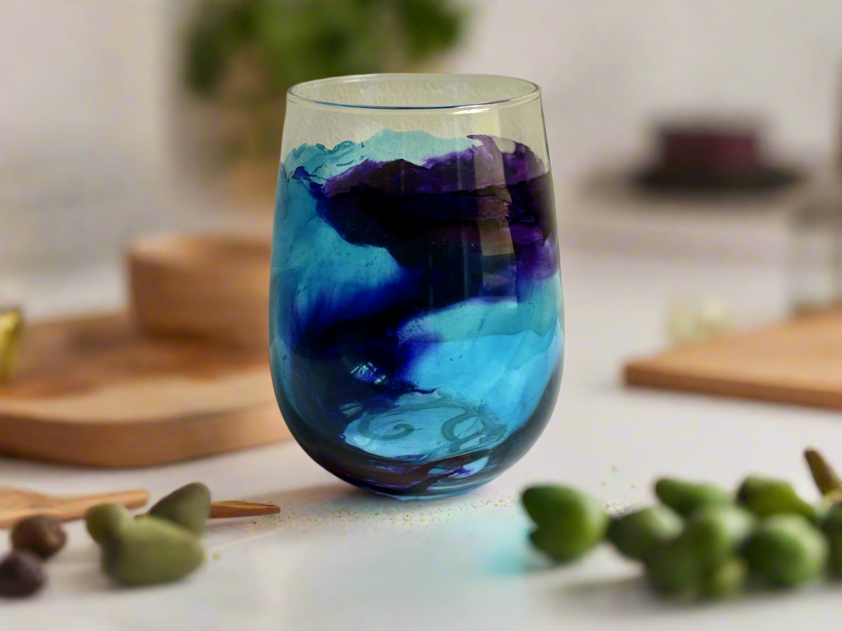 Decorated Glass Tumblers