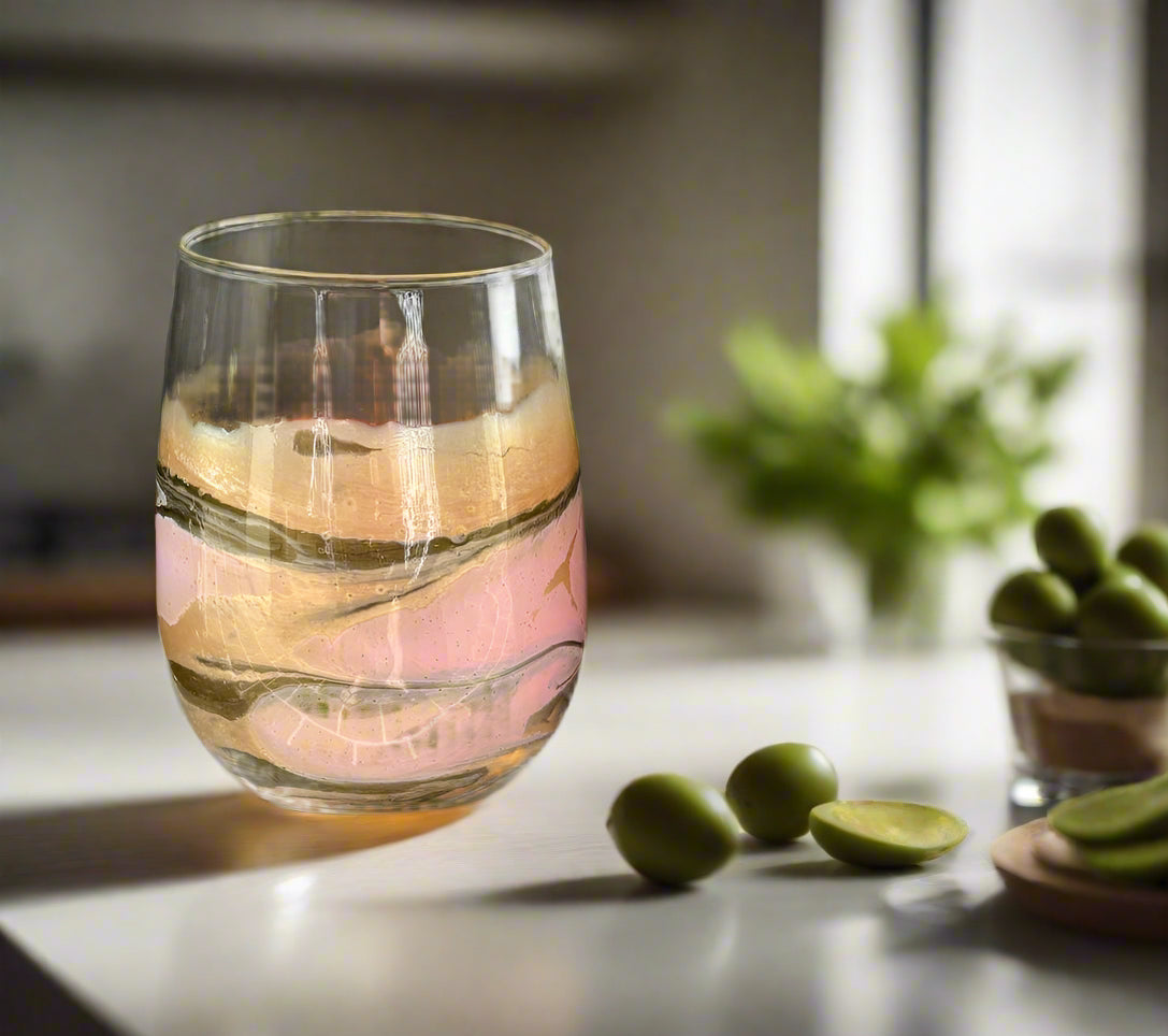 Decorated Glass Tumblers